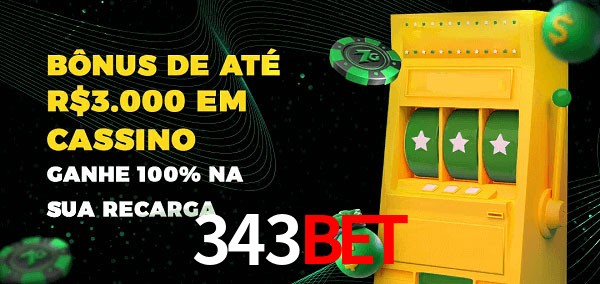 343bet melhor bônus de depósito